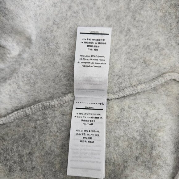 Smartwool Hudson Trail Fleece Anorak Grey Jacket Size XS - Picture 10 of 12